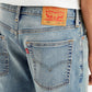 Men's 513 Light Blue Slim Straight Fit Mid Rise Jeans - 517f9b38-750f-47f4-a91b-14c0cc5d3156 View