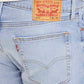 Men's 513 Light Blue Slim Straight Fit Mid Rise Jeans - Detail View
