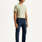 Men's 513 Dark Blue Slim Straight Fit Mid Rise Jeans - Side View