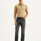Men's 513 Charcoal Grey Slim Straight Fit Mid Rise Jeans - Front View