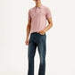 Men's 513 Dark Blue Slim Straight Fit Mid Rise Jeans - Styleshot View