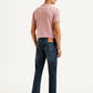 Men's 513 Dark Blue Slim Straight Fit Mid Rise Jeans - Back View