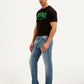 Men's 513 Blue Slim Straight Fit Mid Rise Jeans - 20 View