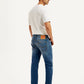 Men's 513 Blue Slim Straight Fit Mid Rise Jeans - 20 View