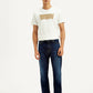 Men's 513 Indigo Slim Straight Fit Mid Rise Jeans - Front View
