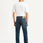 Men's 513 Dark Blue Slim Straight Fit Mid Rise Jeans - Back View