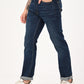 Men's 513 Dark Blue Slim Straight Fit Mid Rise Jeans - jpg View