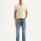 Men's 513 Blue Slim Straight Fit Mid Rise Jeans - Front View