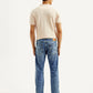 Men's 513 Blue Slim Straight Fit Mid Rise Jeans - Back View
