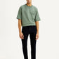 Men's 513 Dark Blue Slim Straight Fit Mid Rise Jeans - Front View
