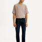 Men's 513 Dark Blue Slim Straight Fit Mid Rise Selvedge Jeans - Front View