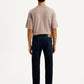 Men's 513 Dark Blue Slim Straight Fit Mid Rise Selvedge Jeans - Back View