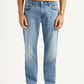Men's 513 Light Blue Slim Straight Fit Mid Rise Jeans - Front View