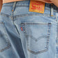 Men's 513 Light Blue Slim Straight Fit Mid Rise Jeans - Detail View