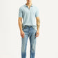 Men's 513 Light Blue Slim Straight Fit Mid Rise Jeans - Styleshot View