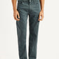 Men's 513 Grey Slim Straight Fit Mid Rise Jeans - Front View