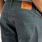 Men's 513 Grey Slim Straight Fit Mid Rise Jeans - Detail View