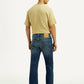 Men's 513 Dark Blue Slim Straight Fit Mid Rise Jeans - Back View