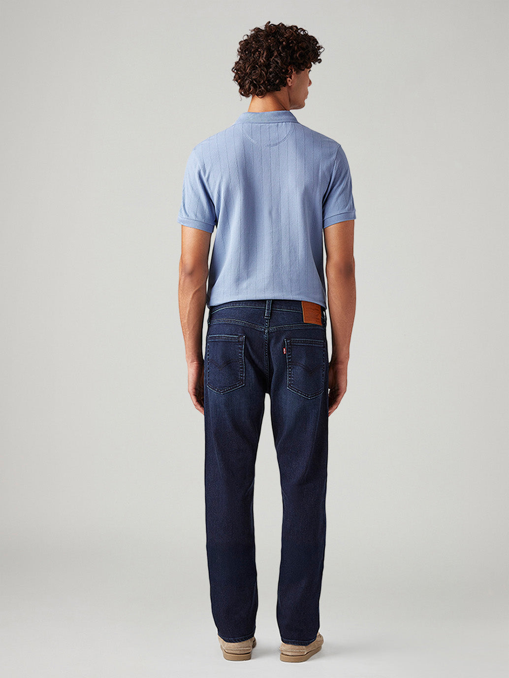 Men's 513 Dark Indigo Slim Straight Fit Mid Rise Jeans - Back View