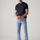 Men's 513 Light Blue Slim Straight Fit Mid Rise Jeans - Styleshot View