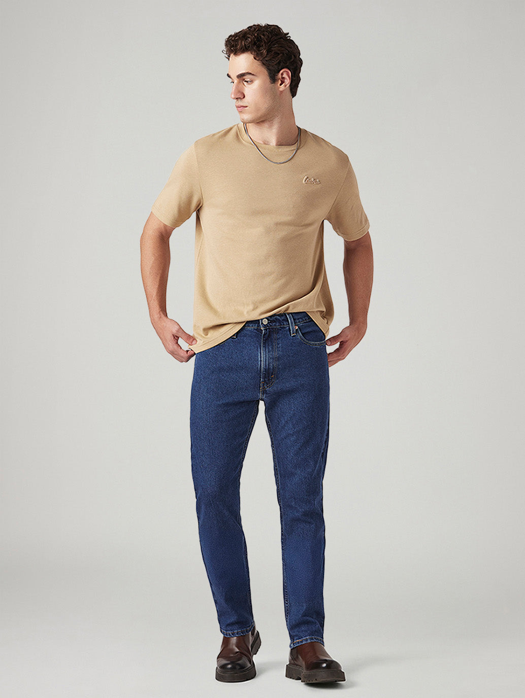 Mens 513 Mid Rise Slim Straight Fit Cotton Stretch Blend Jeans