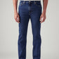 Men's 513 Blue Slim Straight Fit Mid Rise Jeans - Front View
