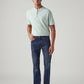 Men's 513 Blue Slim Straight Fit Mid Rise Jeans - Front View