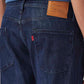 Men's 513 Dark Blue Slim Straight Fit Mid Rise Jeans - Detail View