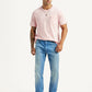 Men's 513 Light Blue Slim Straight Fit Mid Rise Jeans - Styleshot View