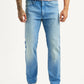 Men's 513 Light Blue Slim Straight Fit Mid Rise Jeans - Front View