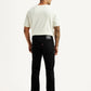 Men's 513 Black Slim Straight Fit Mid Rise Kooltex Jeans - Back View