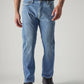 Men's 513 Light Blue Slim Straight Fit Mid Rise Jeans - Front View