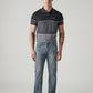 Men's 513 Indigo Slim Straight Fit Mid Rise Overdyed Jeans - Front View