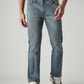 Men's 513 Indigo Slim Straight Fit Mid Rise Overdyed Jeans - Front View