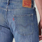 Men's 513 Med Indigo Slim Straight Fit Mid Rise Jeans - Detail View