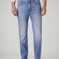 Men's 513 Light Blue Slim Straight Fit Mid Rise Jeans - Front View