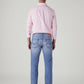 Men's 513 Light Blue Slim Straight Fit Mid Rise Jeans - Back View
