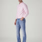 Men's 513 Light Blue Slim Straight Fit Mid Rise Jeans - Side View