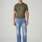 Men's 513 Light Blue Slim Straight Fit Mid Rise Jeans - Front View