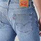 Men's 513 Light Blue Slim Straight Fit Mid Rise Jeans - Detail View
