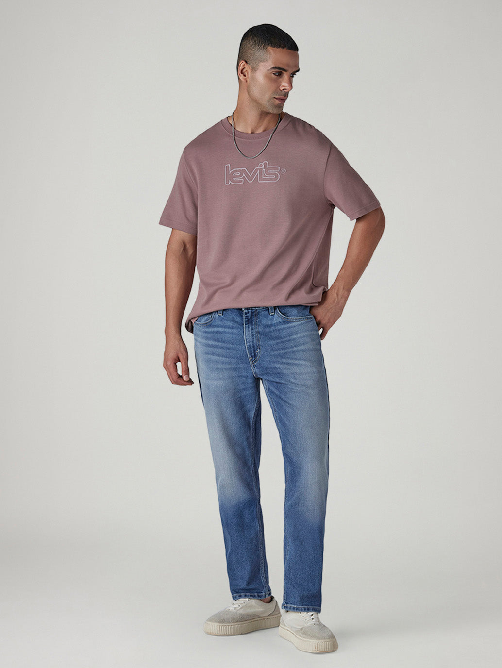 Men's 513 Light Indigo Slim Straight Fit Mid Rise Jeans