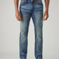 Men's Tinted 513 Slim Straight Fit Mid Rise Selvedge Jeans - Front View