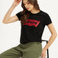 Women's Brand Logo Crew Neck T-shirt - Styleshot View