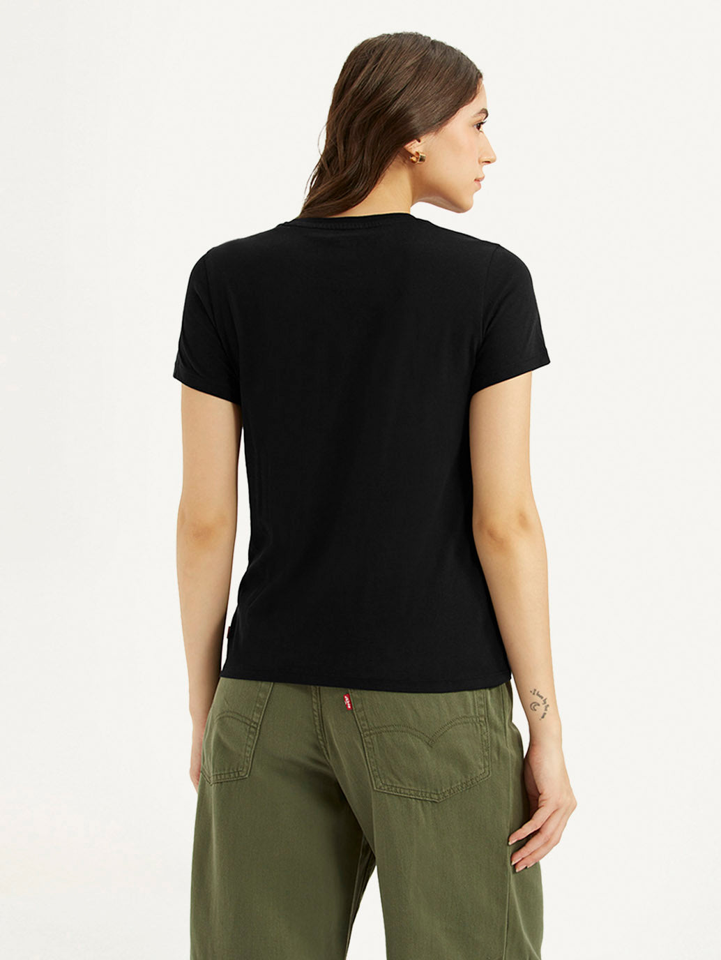 Women's Brand Logo Crew Neck T-shirt - 8fc78ac8-71cb-4675-a759-2660a4ddd074 View