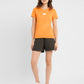 Women's Solid Crew Neck T-shirt - 26c0adaa-4edb-4ed6-9cef-68daa67872d9 View