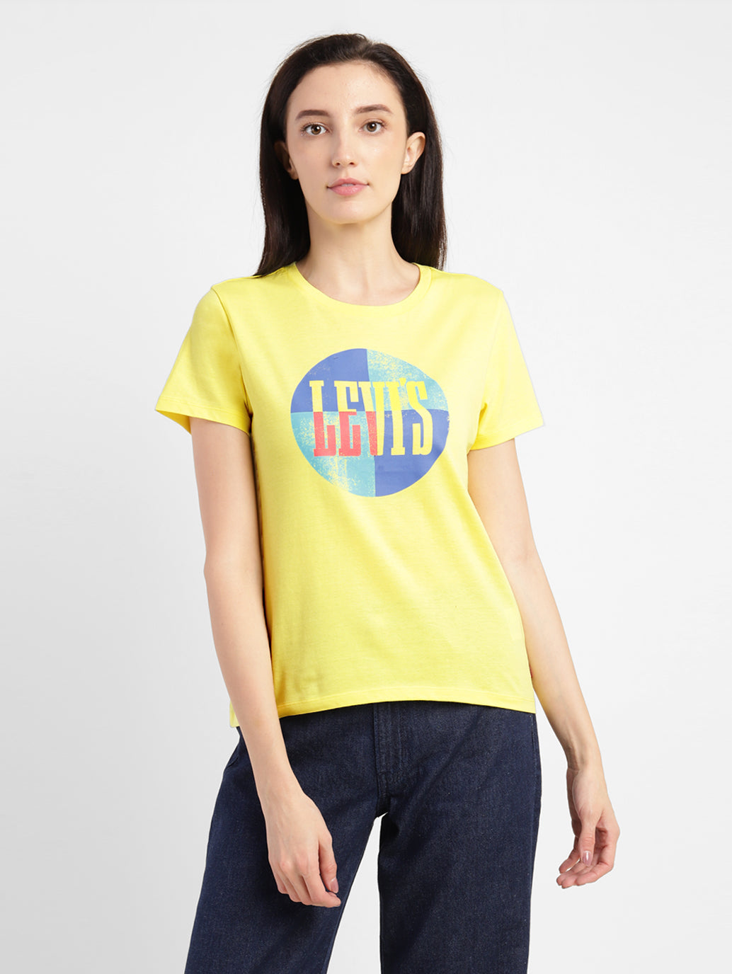 Women's Graphic Print Round Neck T-shirt - d48fdbb6-78ad-402c-be31-bdc141f61267 View