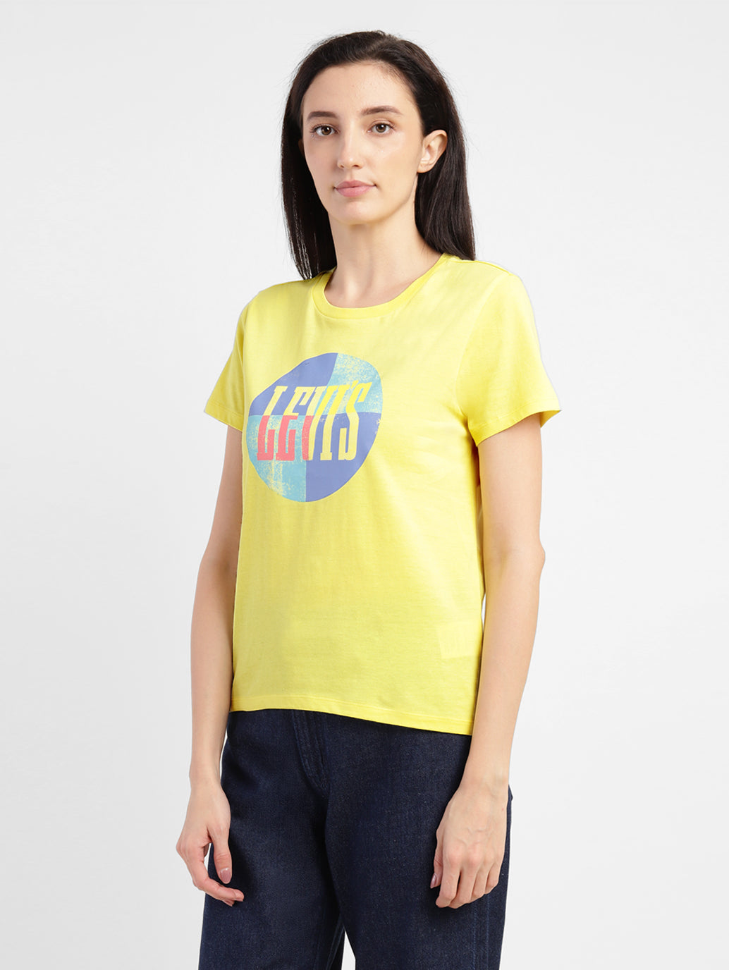 Women's Graphic Print Round Neck T-shirt - 185eff05-c3fa-4a8d-a007-9dc83feefe34 View