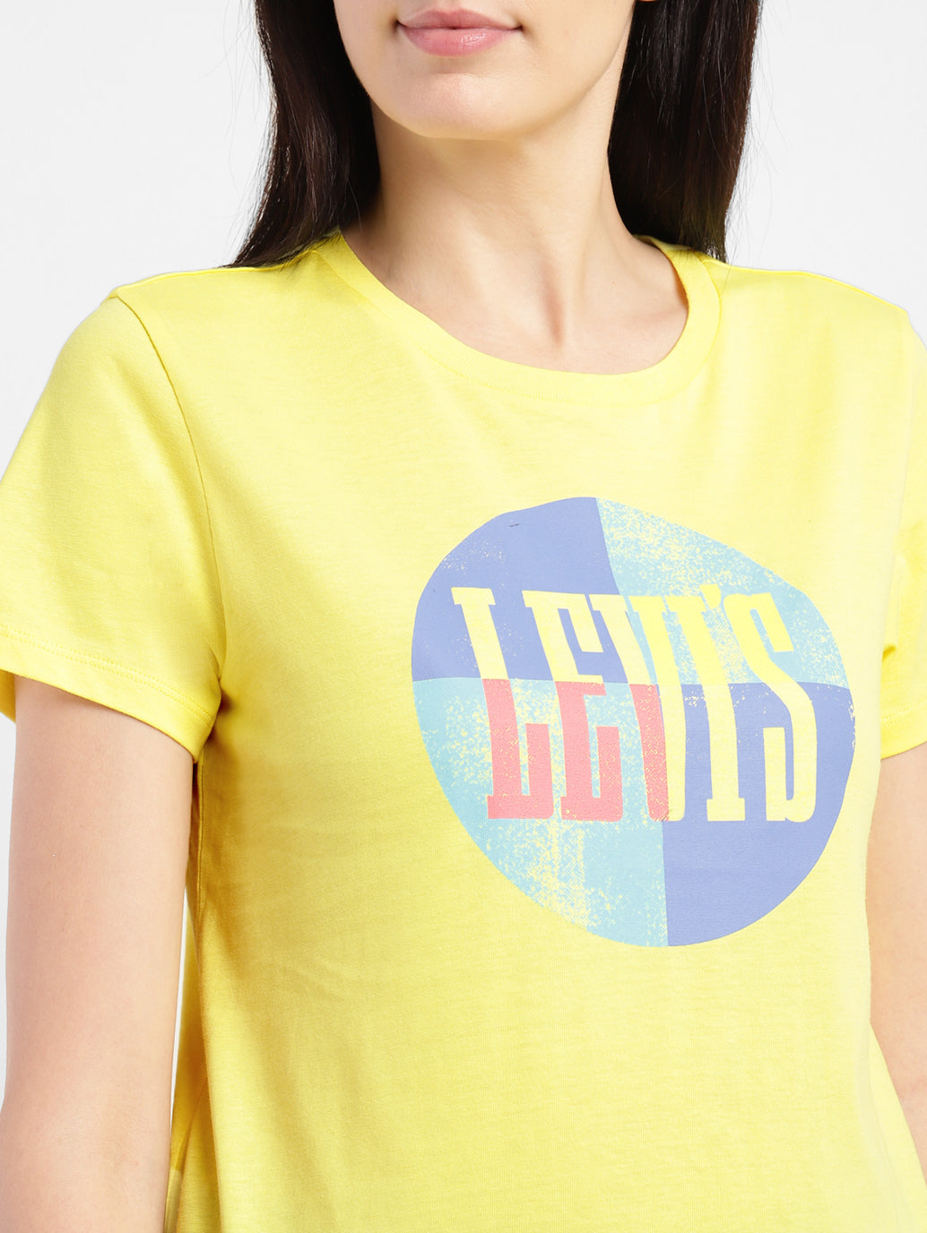 Women's Graphic Print Round Neck T-shirt - 765f3f8d-f03c-40d3-bd51-fcddf6147d95 View