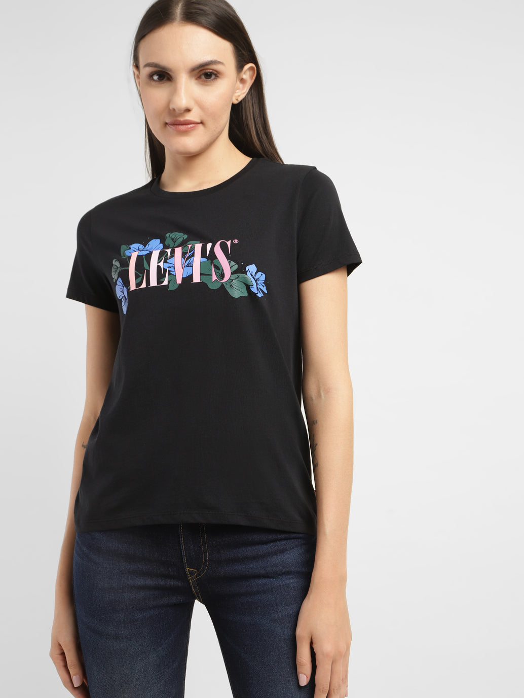 Women's Graphic Print Regular Fit T-shirt - 3499febc-0e4e-4be4-ba52-f09cbe266a99 View