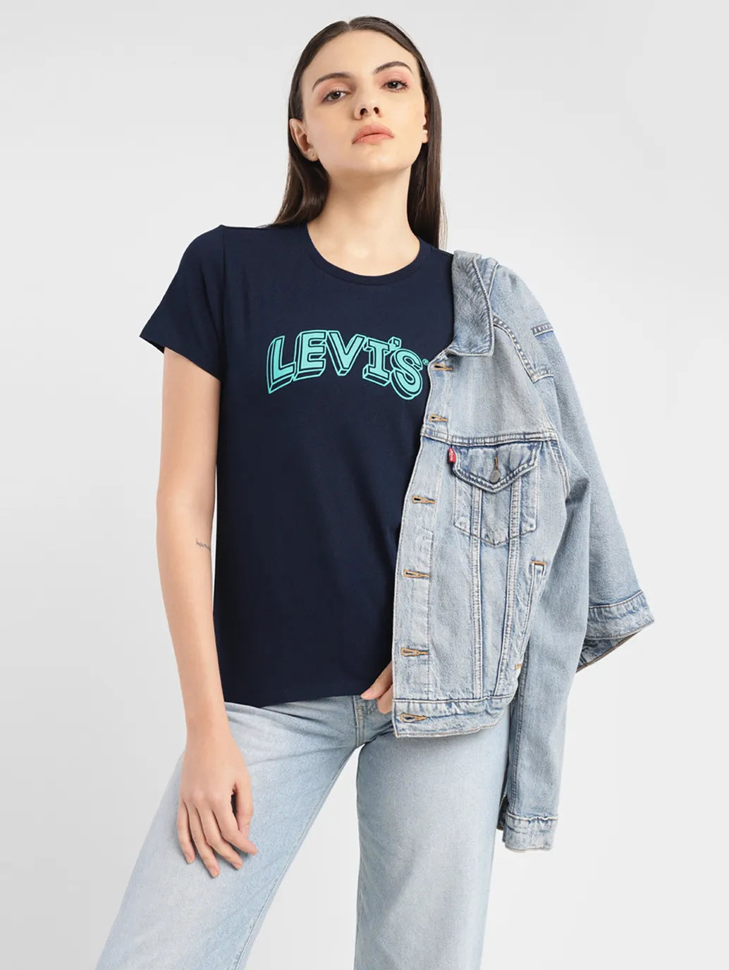 Women's Brand Logo Crew Neck T-shirt - 068e83c5-0cea-48ae-9842-f59367aa6497 View